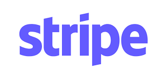 stripe company logo. The word 