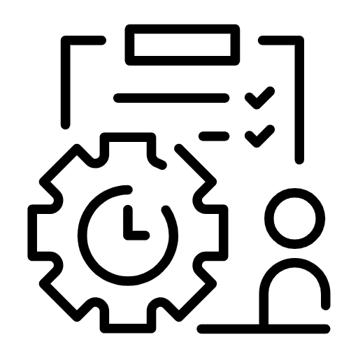 Icon of a checklist, representing the HR, administrative, and legal responsibilities handled by GloballyHired's EOR services, including payroll, taxes, onboarding, benefits, and regulatory compliance