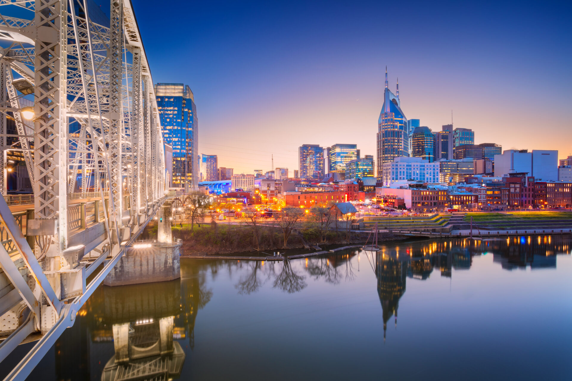 Cityscape image of Nashville, Tennessee,
